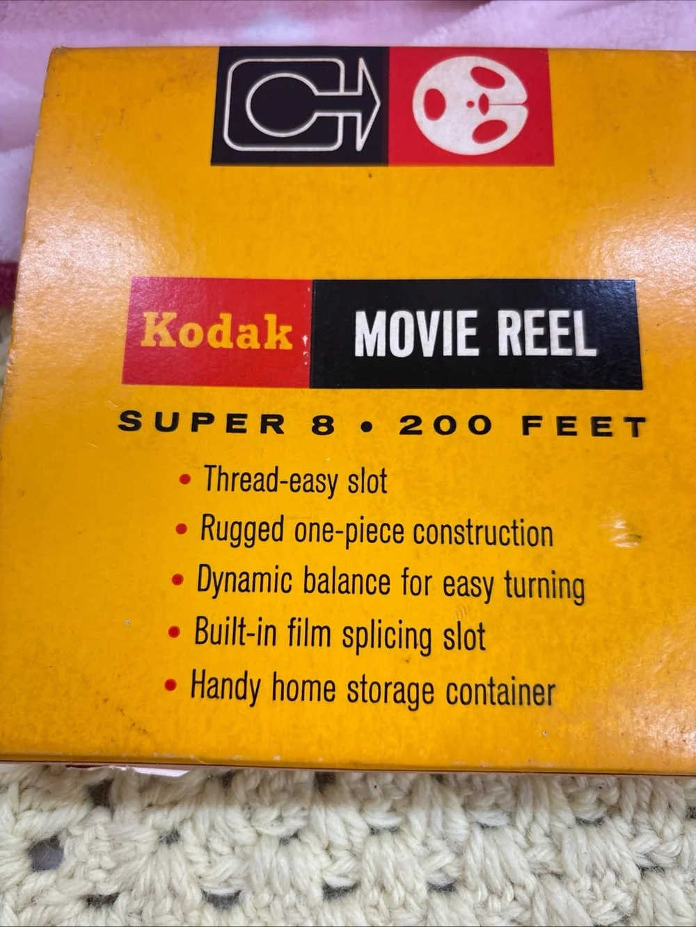(2) Kodak movie reels super 8-200 feet each new old stock original box